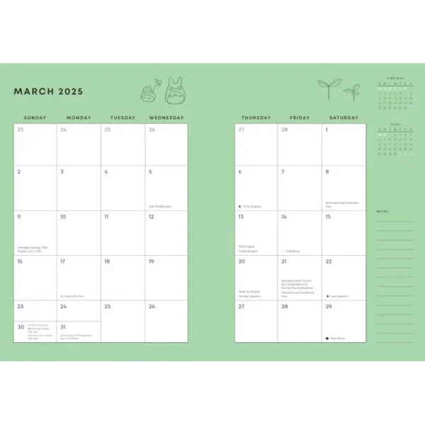 Clearance Agenda 2025 - Mon voisin Totoro Agendas Et Calendriers