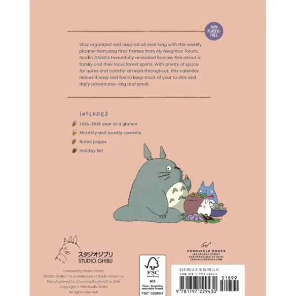 Clearance Agenda 2025 - Mon voisin Totoro Agendas Et Calendriers