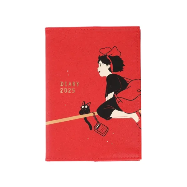 Sale Agenda feutrine 2025 Kiki & Jiji sur le balai - Kiki la petite sorciè Agendas Et Calendriers