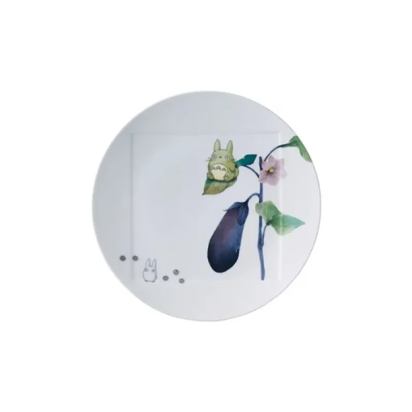 Fashion Assiette 27 cm Totoro Aubergine - Mon Voisin Totoro Cuisine Et Table