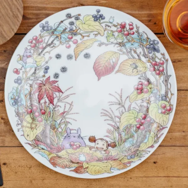 New Assiette 23 cm Totoro Baies - Mon Voisin Tororo Cuisine Et Table
