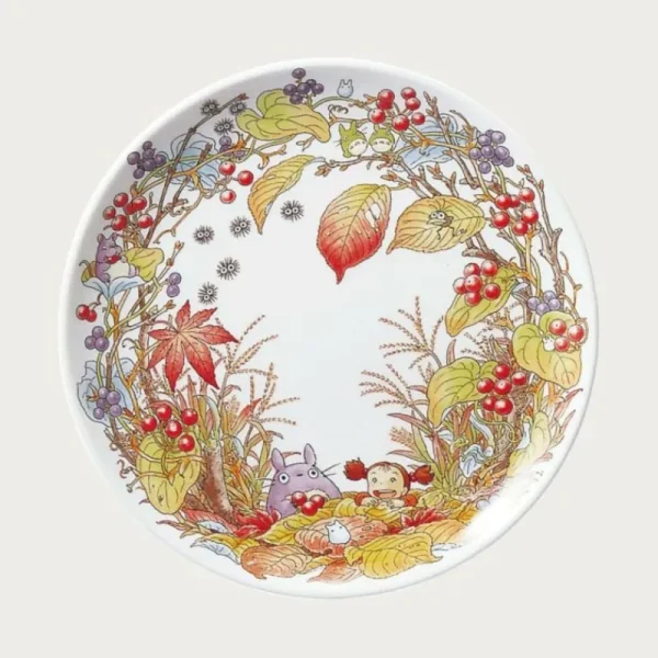 New Assiette 23 cm Totoro Baies - Mon Voisin Tororo Cuisine Et Table