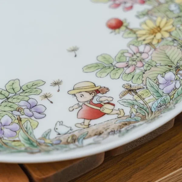 Store Assiette 23 cm Totoro Fraise - Mon Voisin Tororo Cuisine Et Table