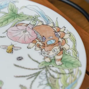 Best Sale Assiette 23 cm Totoro Liseron - Mon Voisin Tororo Cuisine Et Table