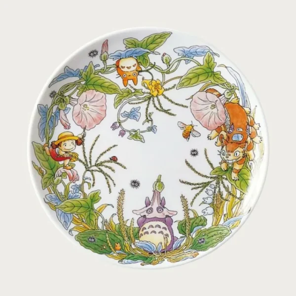 Best Sale Assiette 23 cm Totoro Liseron - Mon Voisin Tororo Cuisine Et Table