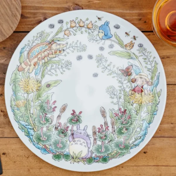 Online Assiette 23 cm Totoro Pissenlit - Mon Voisin Totoro Cuisine Et Table