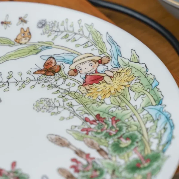 Online Assiette 23 cm Totoro Pissenlit - Mon Voisin Totoro Cuisine Et Table