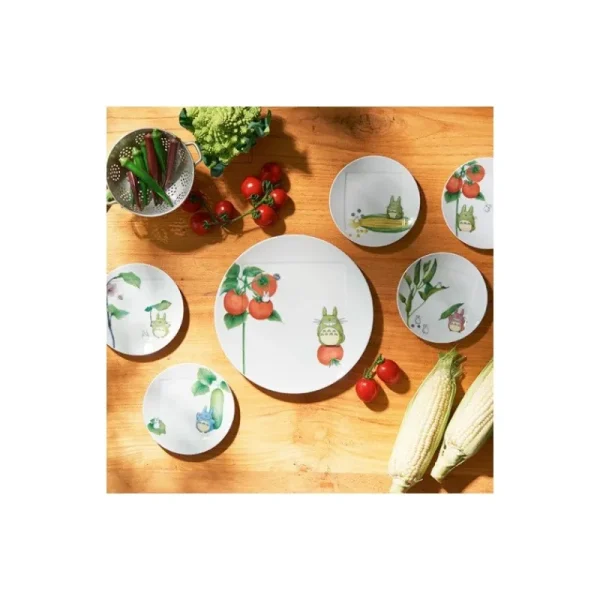 Shop Assiette 27 cm Totoro Tomate - Mon Voisin Totoro Cuisine Et Table