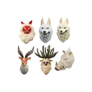 Clearance Assort. de 6 Magnets 3D à collectionner - Princesse Mononoké Figurines
