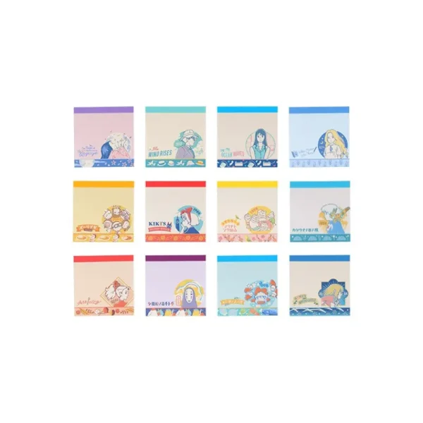 Cheap Assortiment de 24 Mini Blocs memo à collectionner -  Studio Ghibli Petit Matériel