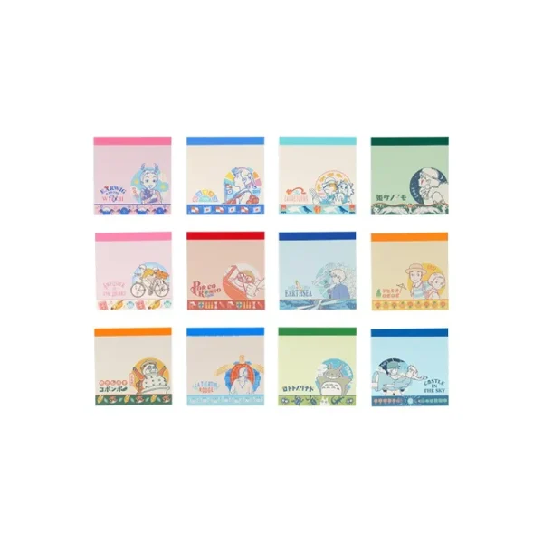 Cheap Assortiment de 24 Mini Blocs memo à collectionner -  Studio Ghibli Petit Matériel