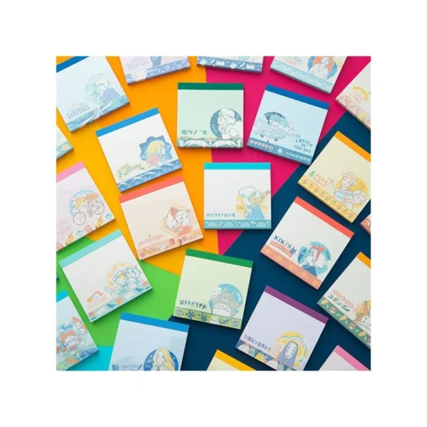 Cheap Assortiment de 24 Mini Blocs memo à collectionner -  Studio Ghibli Petit Matériel