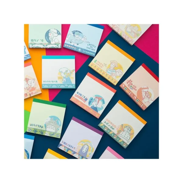 Cheap Assortiment de 24 Mini Blocs memo à collectionner -  Studio Ghibli Petit Matériel