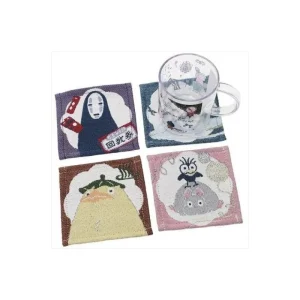 Fashion Assortiment de 4 Sous-verre Chihiro Pastel - Le Voyage de Chihiro Cuisine Et Table