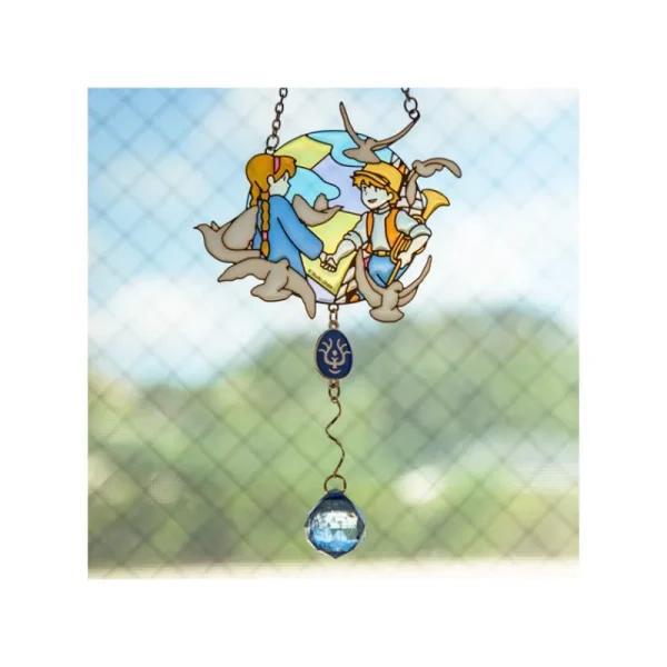 Flash Sale Attrape-soleil vitrail Sheeta & Pazu - Le Château dans le ciel Décoration