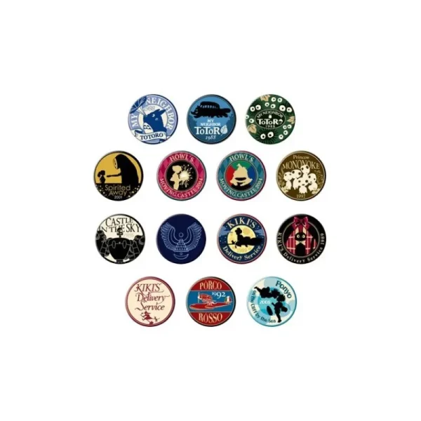 Store Badge Mystere Couleur Beige -Studio Ghibli Badges
