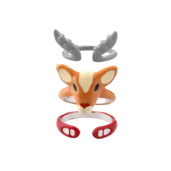 Clearance Bague 3 anneaux Yakuru - Princesse Mononoké Bijoux