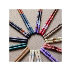 Sale Baguettes laquées 21cm Esquisses Brun - Kiki la petite sorcière Cuisine Et Table