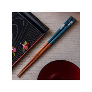 Sale Baguettes laquées 21cm Kodama Bleu marine  - Princesse Mononoké Cuisine Et Table