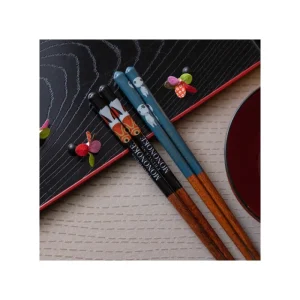 Sale Baguettes laquées 21cm Kodama Bleu marine  - Princesse Mononoké Cuisine Et Table