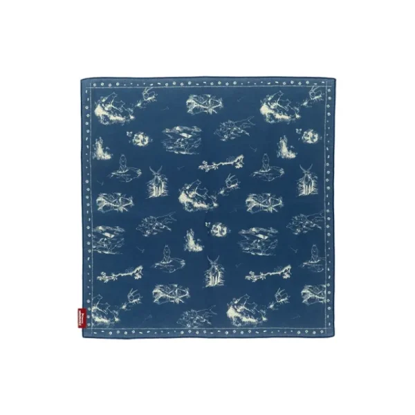 Outlet Bandana Vivre ensemble bleu - Princesse Mononoké Textile
