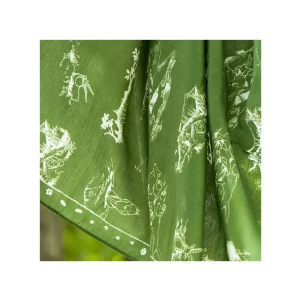 Hot Bandana Vivre ensemble vert - Princesse Mononoké Textile