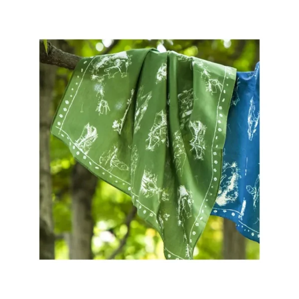 Hot Bandana Vivre ensemble vert - Princesse Mononoké Textile