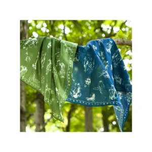 Hot Bandana Vivre ensemble vert - Princesse Mononoké Textile