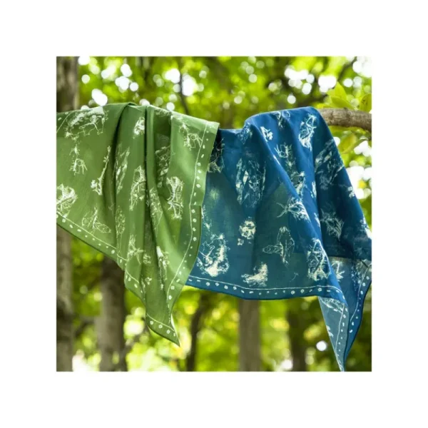 Hot Bandana Vivre ensemble vert - Princesse Mononoké Textile