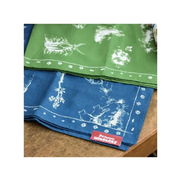 Hot Bandana Vivre ensemble vert - Princesse Mononoké Textile