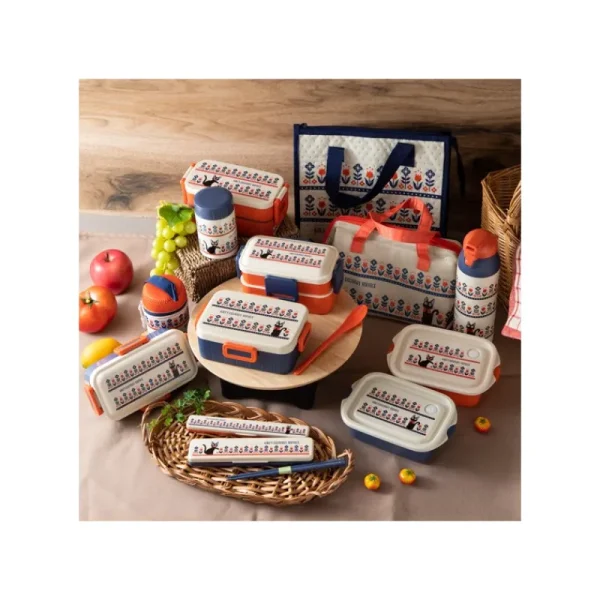 Clearance Bento 4 fermetures Fleurs des champs 650 ml - Kiki la petite sorcière Cuisine Et Table