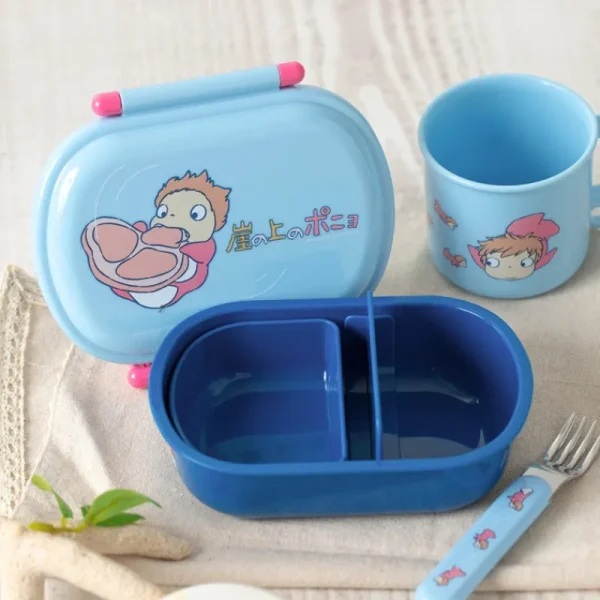 Online Bento 2 fermetures Ponyo dans la mer - Ponyo sur la falaise Cuisine Et Table