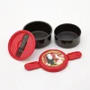 Clearance Bento Rond Deux Parties No Face rouge foncé - Le Voyage de Chihiro Cuisine Et Table