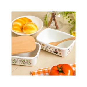 Store Beurrier émail avec couvercle bois Noiraudes 500ml - Mon Voisin Totor Cuisine Et Table