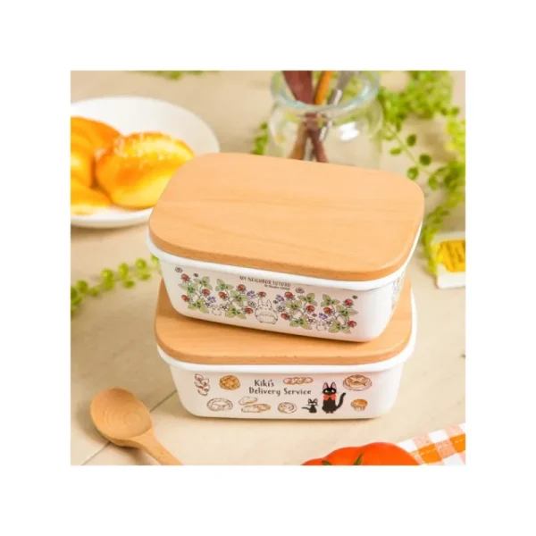 Store Beurrier émail avec couvercle bois Noiraudes 500ml - Mon Voisin Totor Cuisine Et Table
