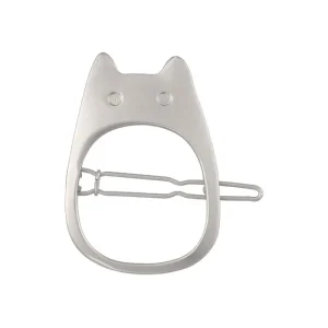 Best Bijou Barette Totoro Blanc Metal- Mon Voisin Totoro Bijoux