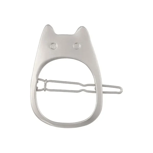 Best Bijou Barette Totoro Blanc Metal- Mon Voisin Totoro Bijoux
