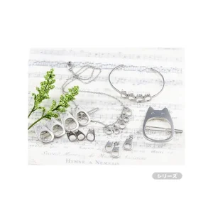 Best Bijou Barette Totoro Blanc Metal- Mon Voisin Totoro Bijoux