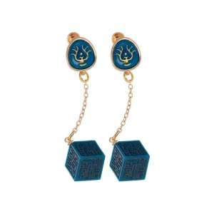 Flash Sale Bijou Boucle d’oreilles à Clips Cristal Volucite et Monolithe - Le Ch Bijoux