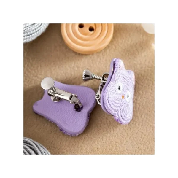 Flash Sale Bijou Boucle d’oreilles à Clips Broderie Boh Mouse - Le Voyage De Chi Bijoux