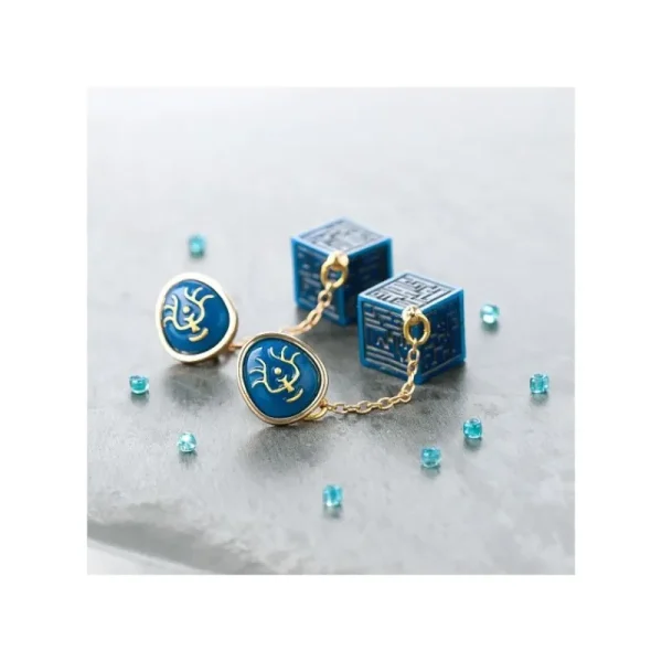 Fashion Bijou Boucle d’oreilles Cristal Volucite et Monolithe - Le Château da Bijoux