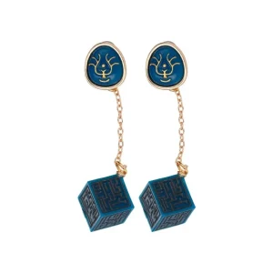 Fashion Bijou Boucle d’oreilles Cristal Volucite et Monolithe - Le Château da Bijoux