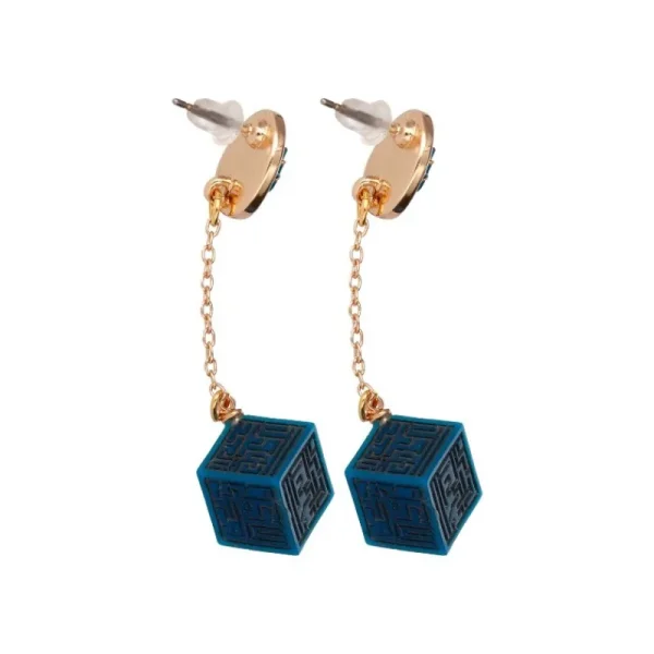 Fashion Bijou Boucle d’oreilles Cristal Volucite et Monolithe - Le Château da Bijoux