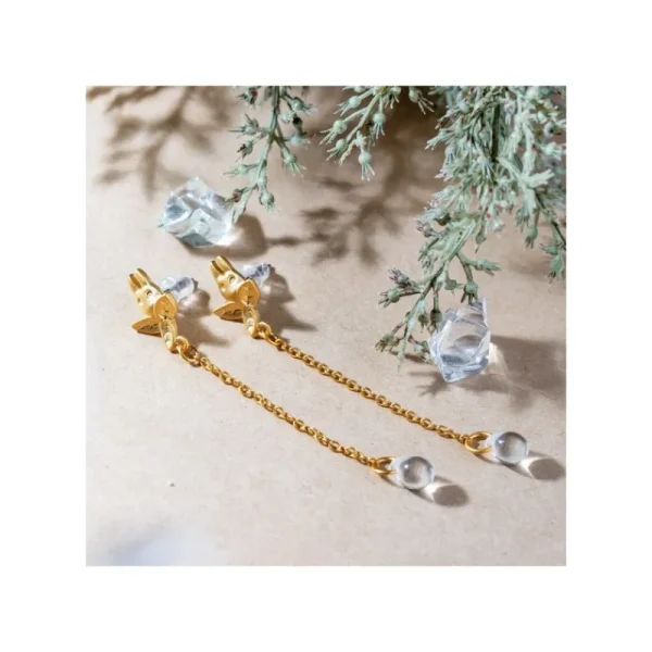 Cheap Bijou Boucle d’oreilles Totoro Blanc Goutte - Mon Voisin Totoro Bijoux