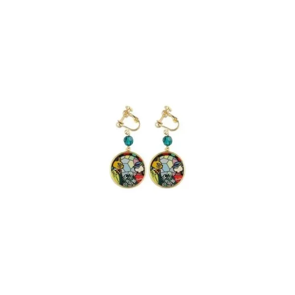 Clearance Bijou Boucles d’oreilles à clips Louise & Baron Vitrail - Si tu tends Bijoux