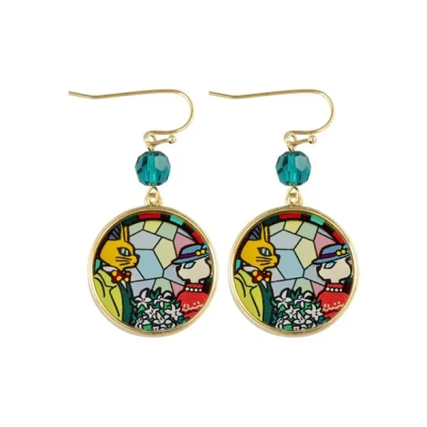 Clearance Bijou Boucles d’oreilles Louise et Baron Vitrail- Si tu tends l'oreil Bijoux