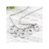 Store Bijou Collier Totoro Blanc Metal- Mon Voisin Totoro Bijoux