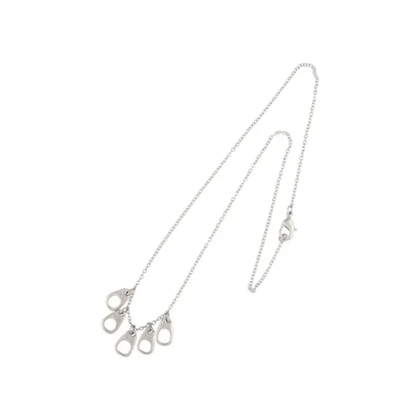 Store Bijou Collier Totoro Blanc Metal- Mon Voisin Totoro Bijoux