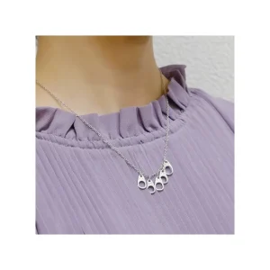 Store Bijou Collier Totoro Blanc Metal- Mon Voisin Totoro Bijoux