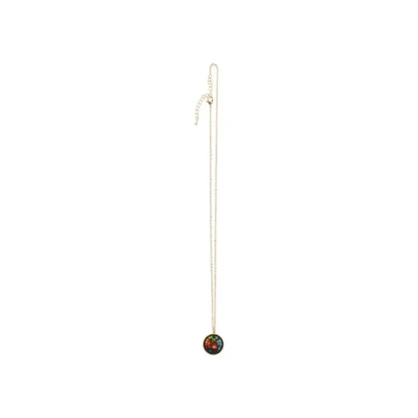 Cheap Bijou Pendentif Calcifer Vitrail- Le Château ambulant Bijoux